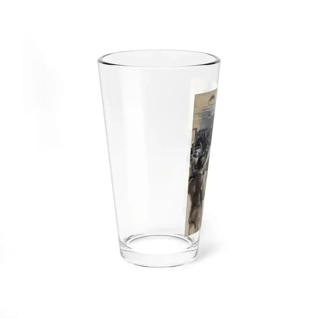 News by Megaphone (Magazine Illustration) Pint Glass 16oz - Go Mug Yourself