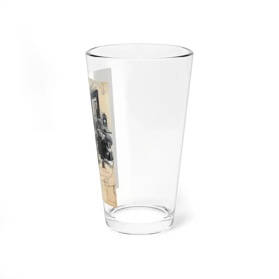 News by Megaphone (Magazine Illustration) Pint Glass 16oz - Go Mug Yourself