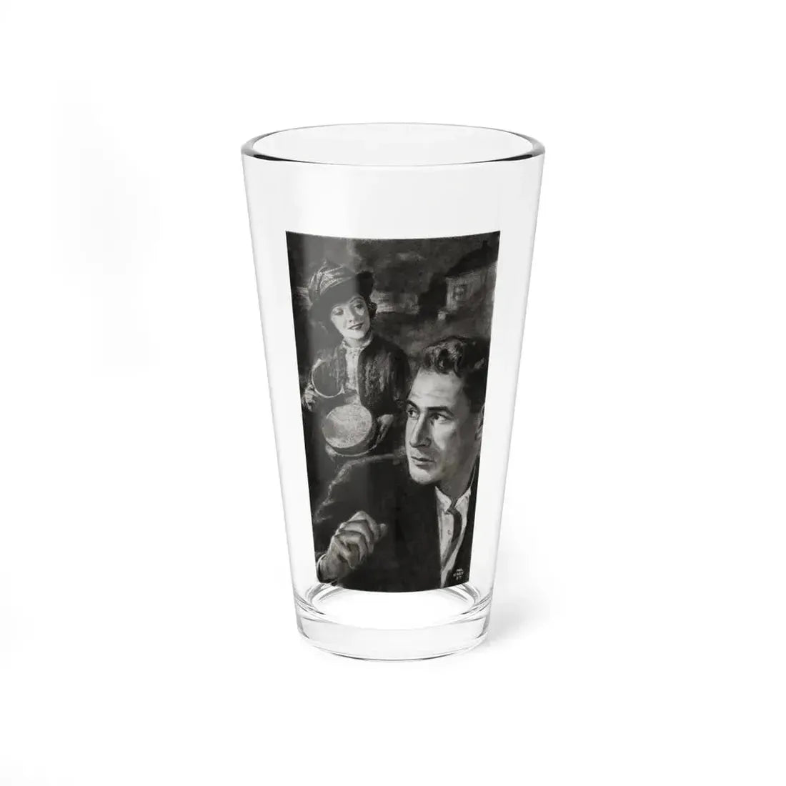 Newspaperman, Liberty magazine, October 21, 1939 (Magazine Illustration) Pint Glass 16oz 16oz - Go Mug Yourself