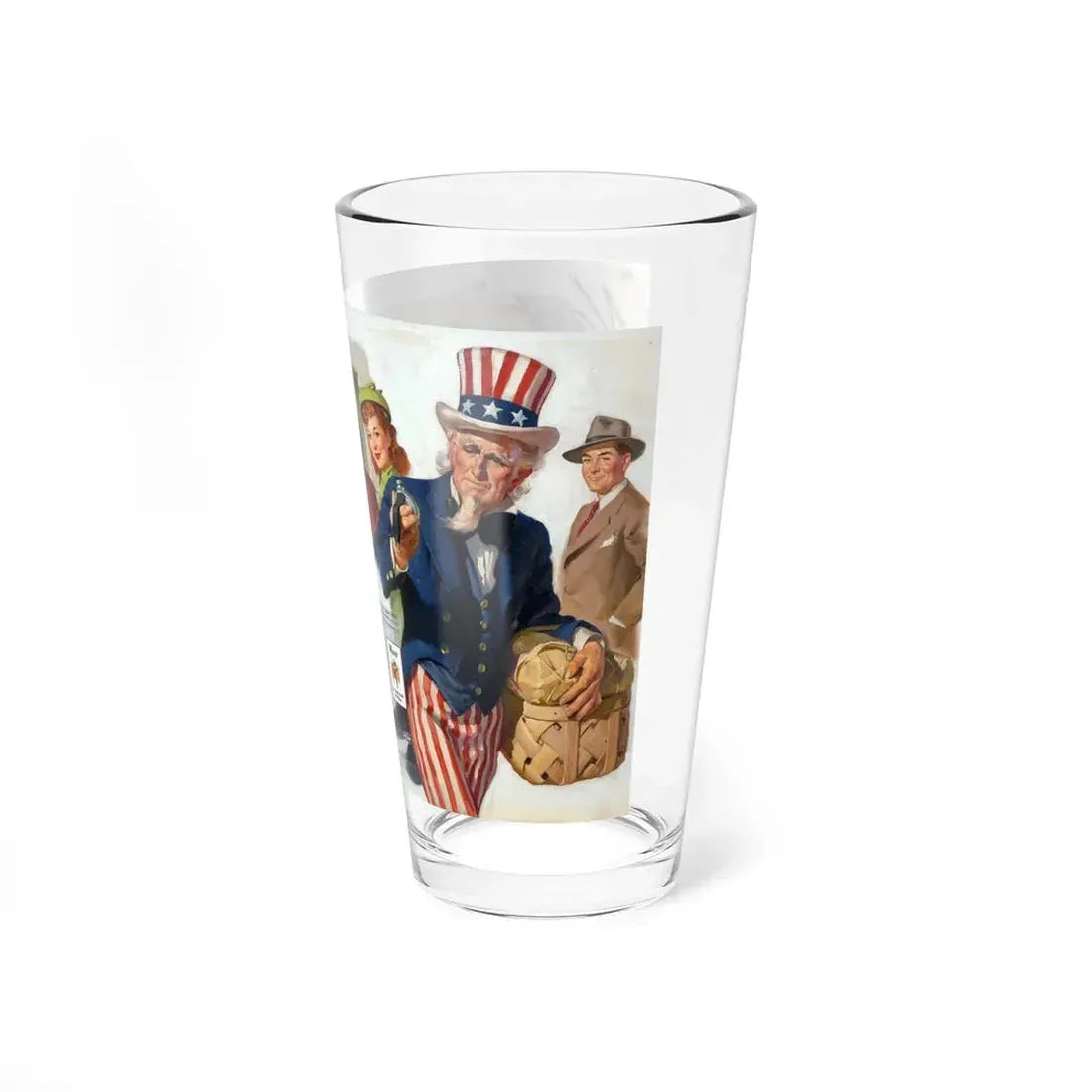 Next, Saturday Evening Post, February 24, 1945 (Magazine Illustration) Pint Glass 16oz - Go Mug Yourself