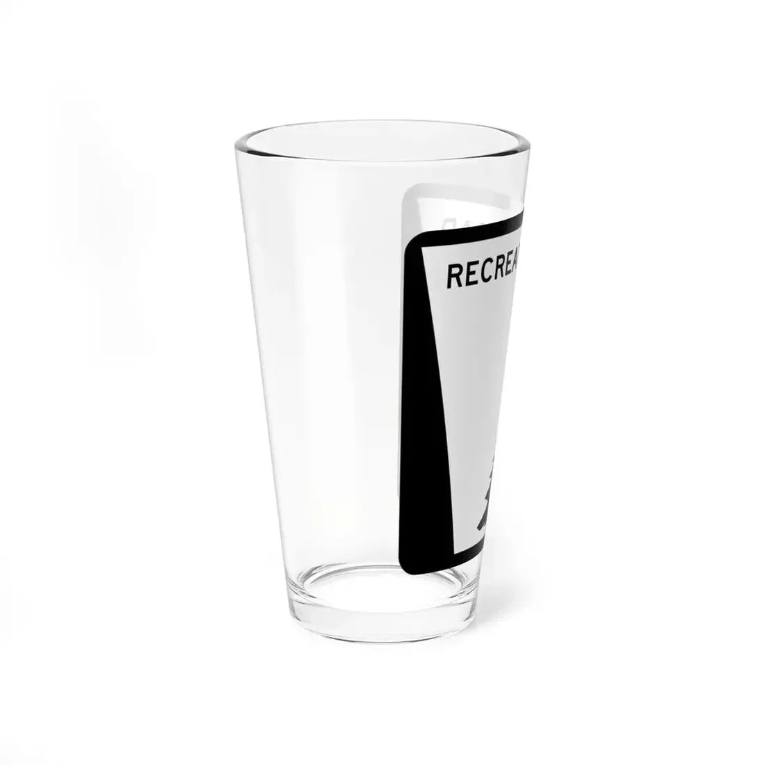 NF Blank (Nebraska) (Road Sign) Pint Glss 16oz - Go Mug Yourself