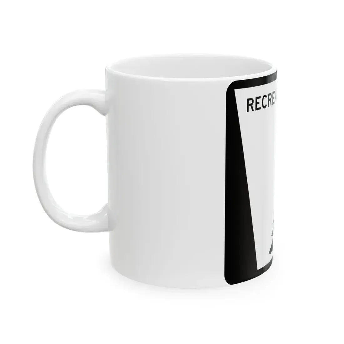 NF Blank (Nebraska) (Road Sign) White Coffee Mug - Go Mug Yourself