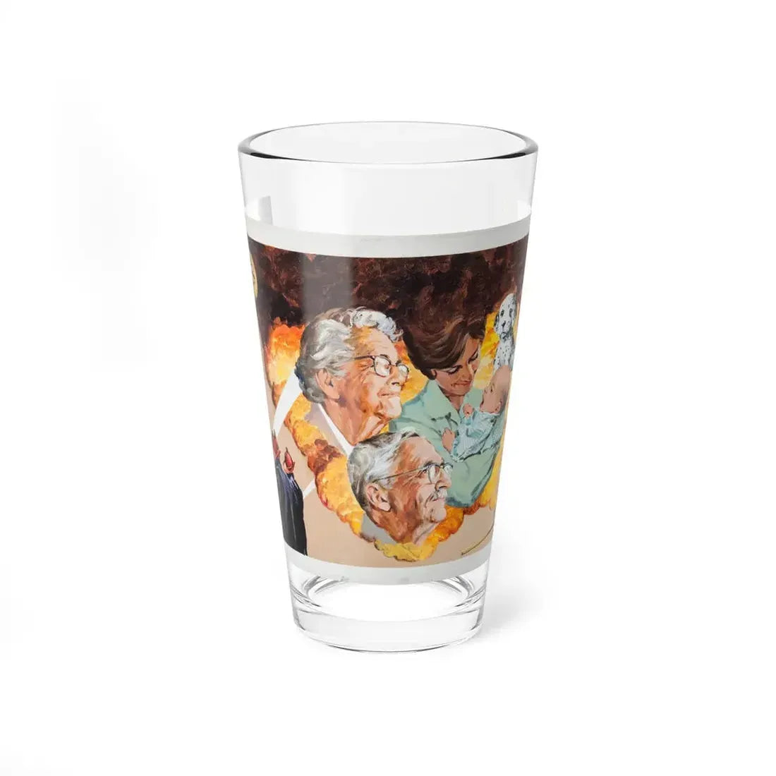 NFPA - Sparky, The Fire Dog (Magazine Illustration) Pint Glass 16oz 16oz - Go Mug Yourself