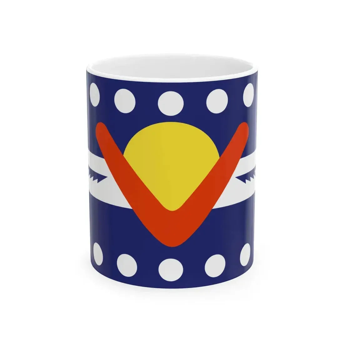 Ngarrindjeri Nation Flag (Australia) White Coffee Mug 11oz - Go Mug Yourself