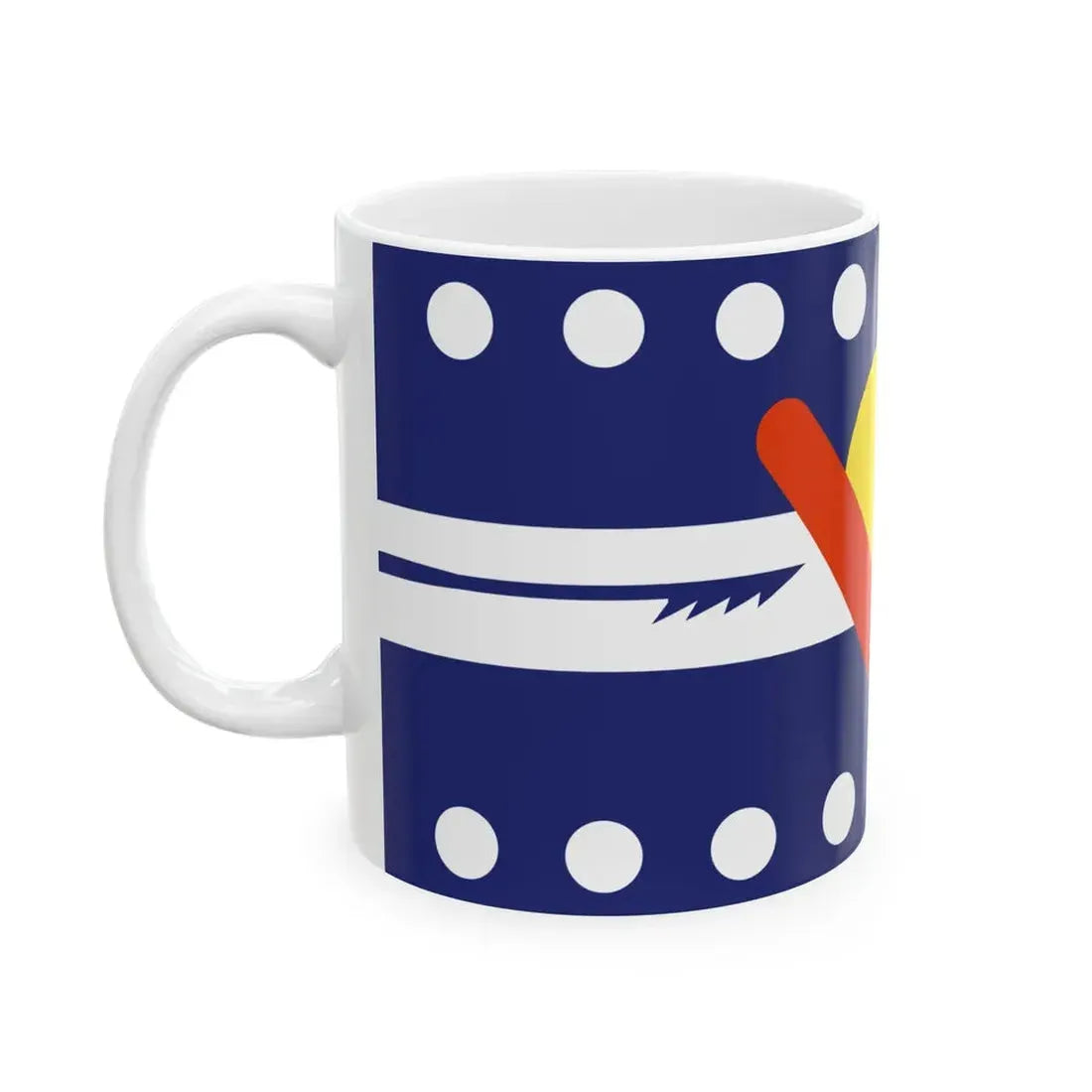 Ngarrindjeri Nation Flag (Australia) White Coffee Mug - Go Mug Yourself