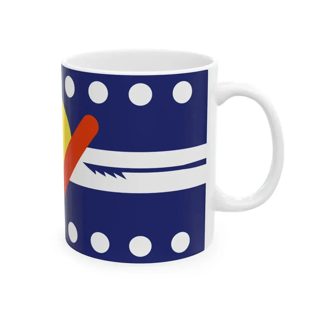 Ngarrindjeri Nation Flag (Australia) White Coffee Mug - Go Mug Yourself