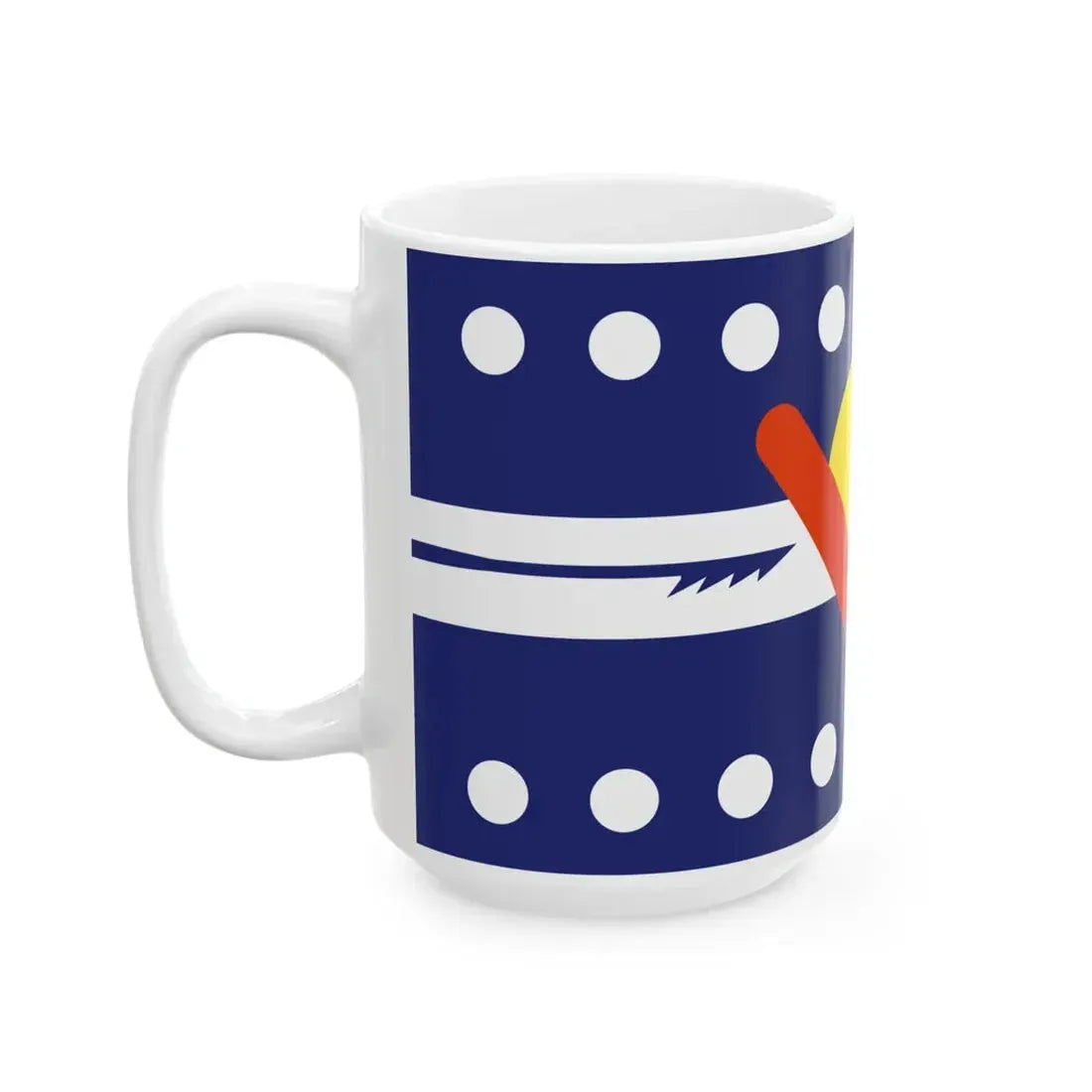 Ngarrindjeri Nation Flag (Australia) White Coffee Mug - Go Mug Yourself
