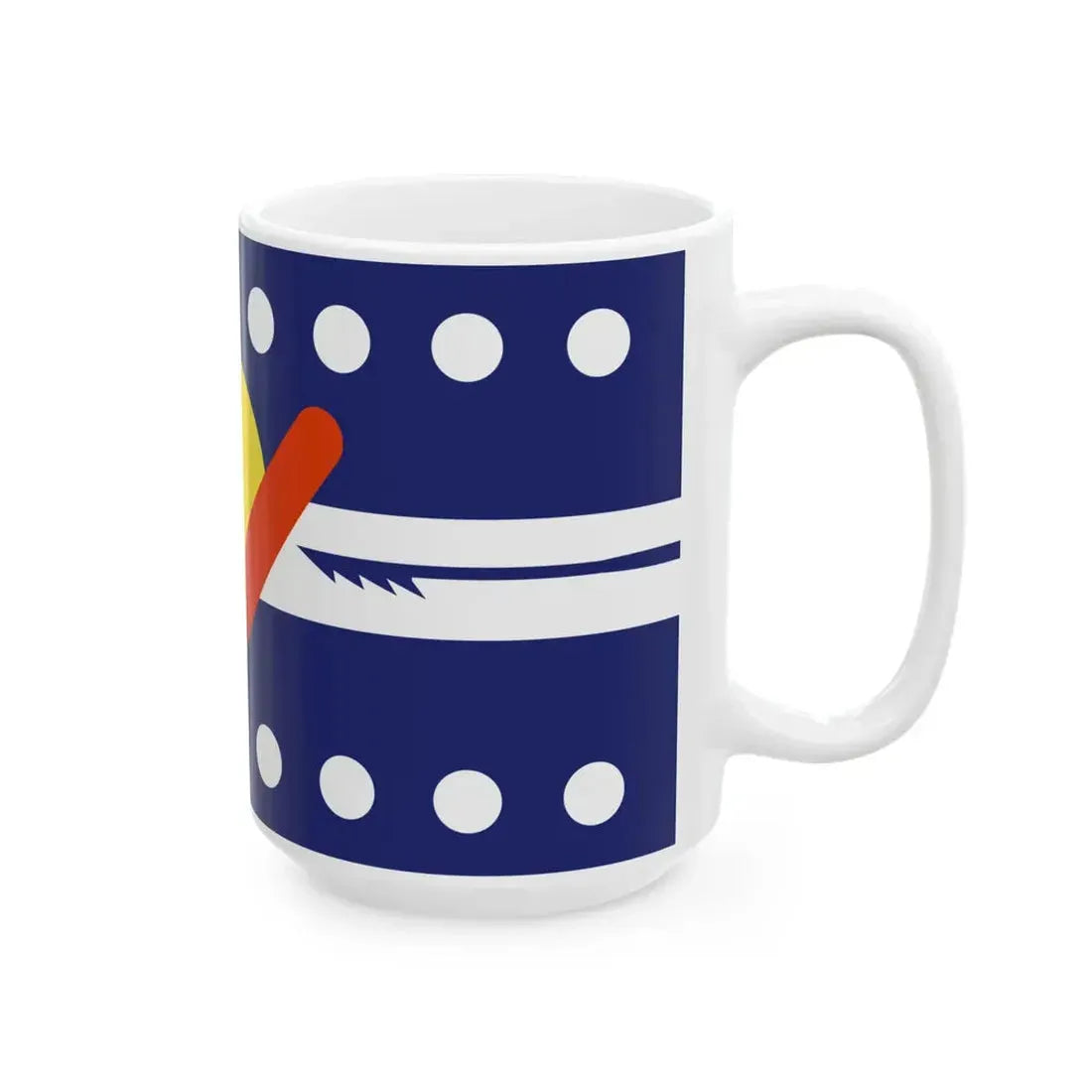 Ngarrindjeri Nation Flag (Australia) White Coffee Mug - Go Mug Yourself