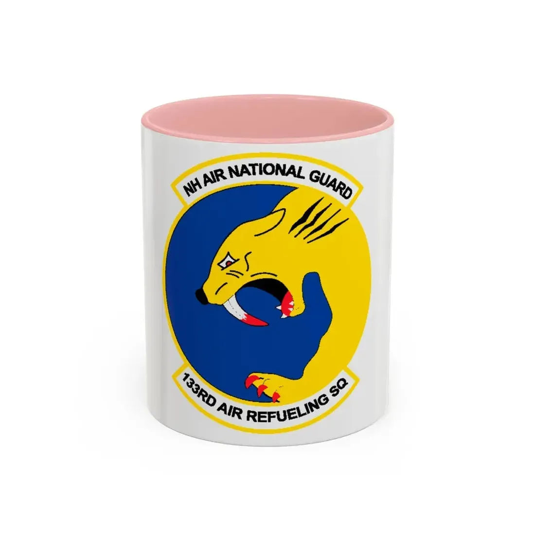 NH ANG 133rd ARS 2 (U.S. Air Force) Accent Coffee Mug 11oz Pink - Go Mug Yourself