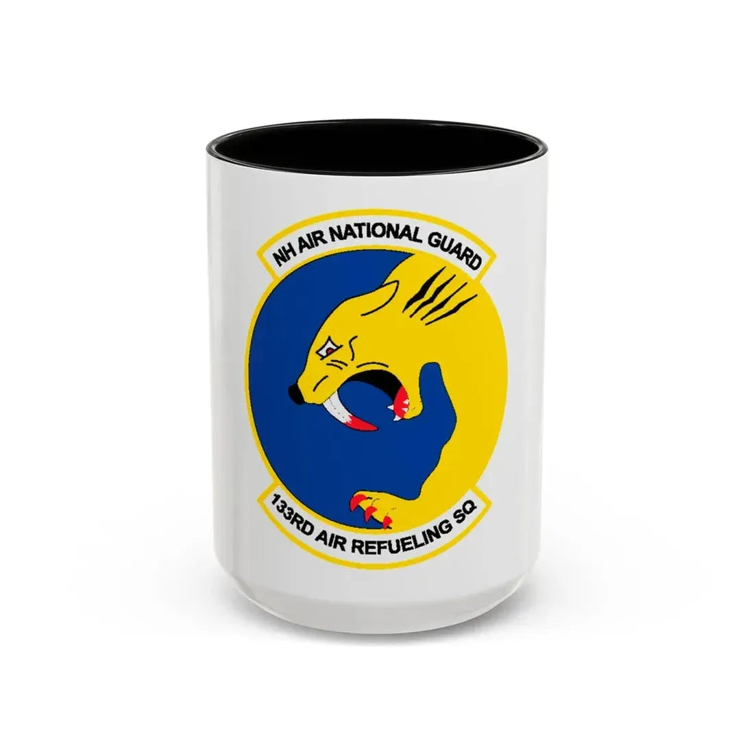 NH ANG 133rd ARS 2 (U.S. Air Force) Accent Coffee Mug 15oz Black - Go Mug Yourself