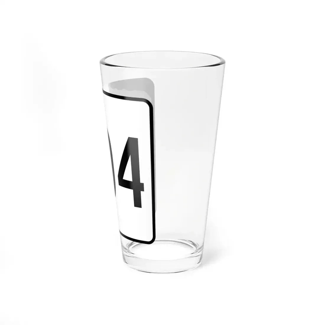 NH Route 104 (New Hampshire) (Road Sign) Pint Glss 16oz - Go Mug Yourself