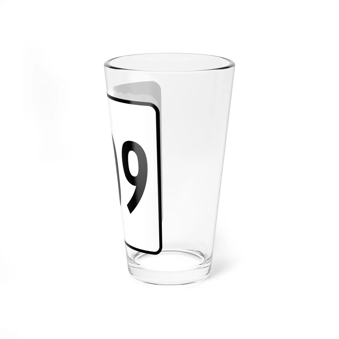 NH Route 109 (New Hampshire) (Road Sign) Pint Glss 16oz - Go Mug Yourself