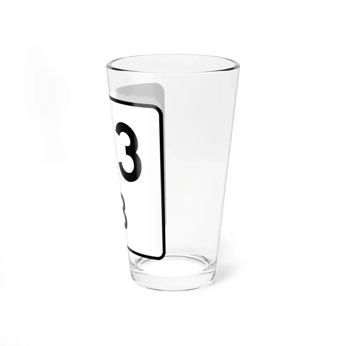 NH Route 113B (New Hampshire) (Road Sign) Pint Glss 16oz - Go Mug Yourself