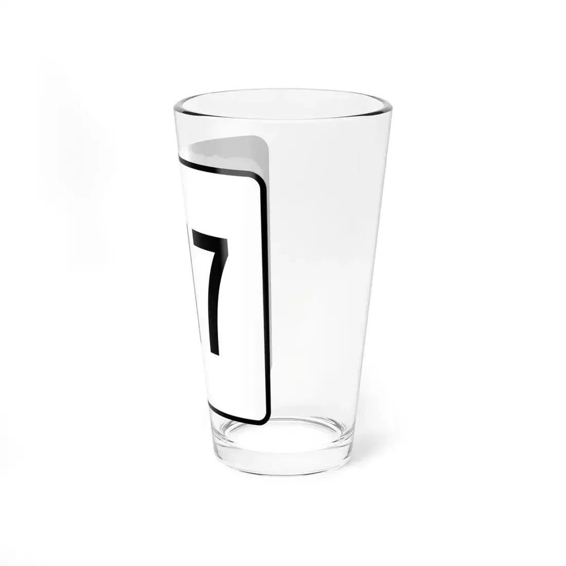 NH Route 117 (New Hampshire) (Road Sign) Pint Glass 16oz - Go Mug Yourself