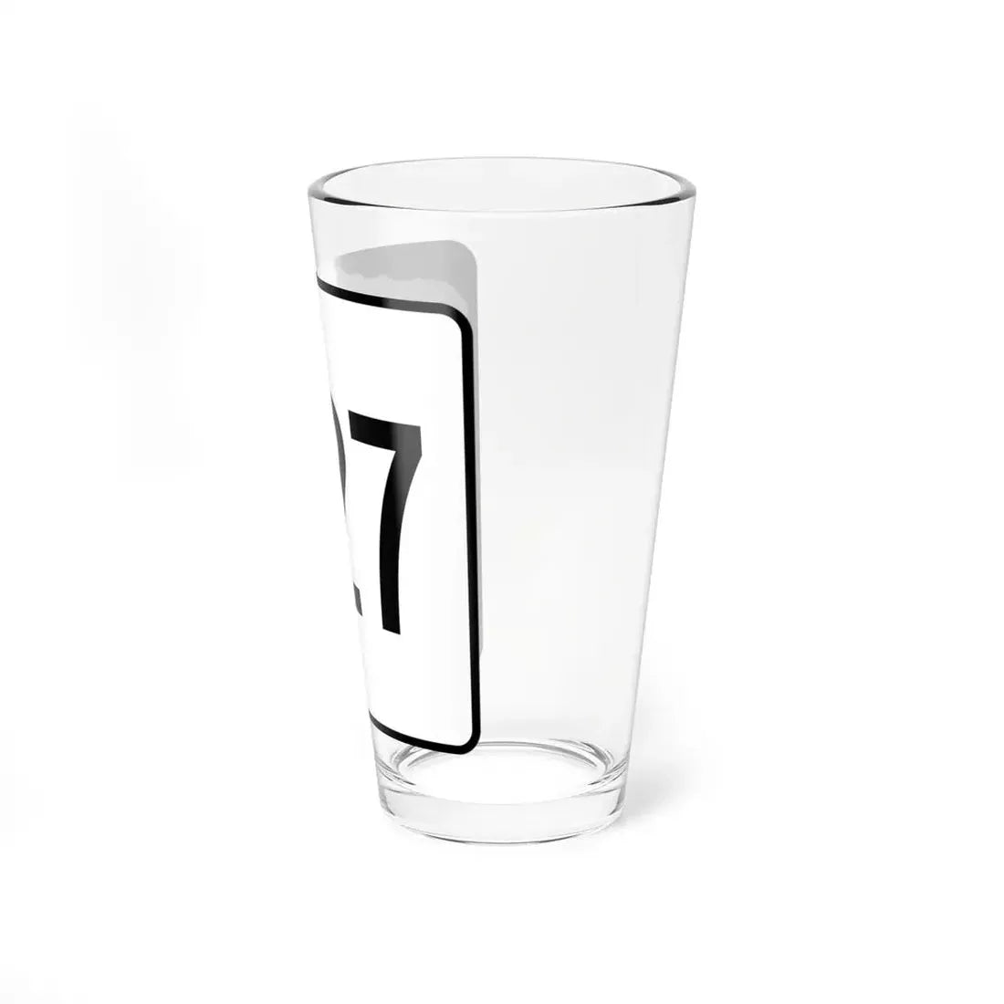 NH Route 127 (New Hampshire) (Road Sign) Pint Glss 16oz - Go Mug Yourself