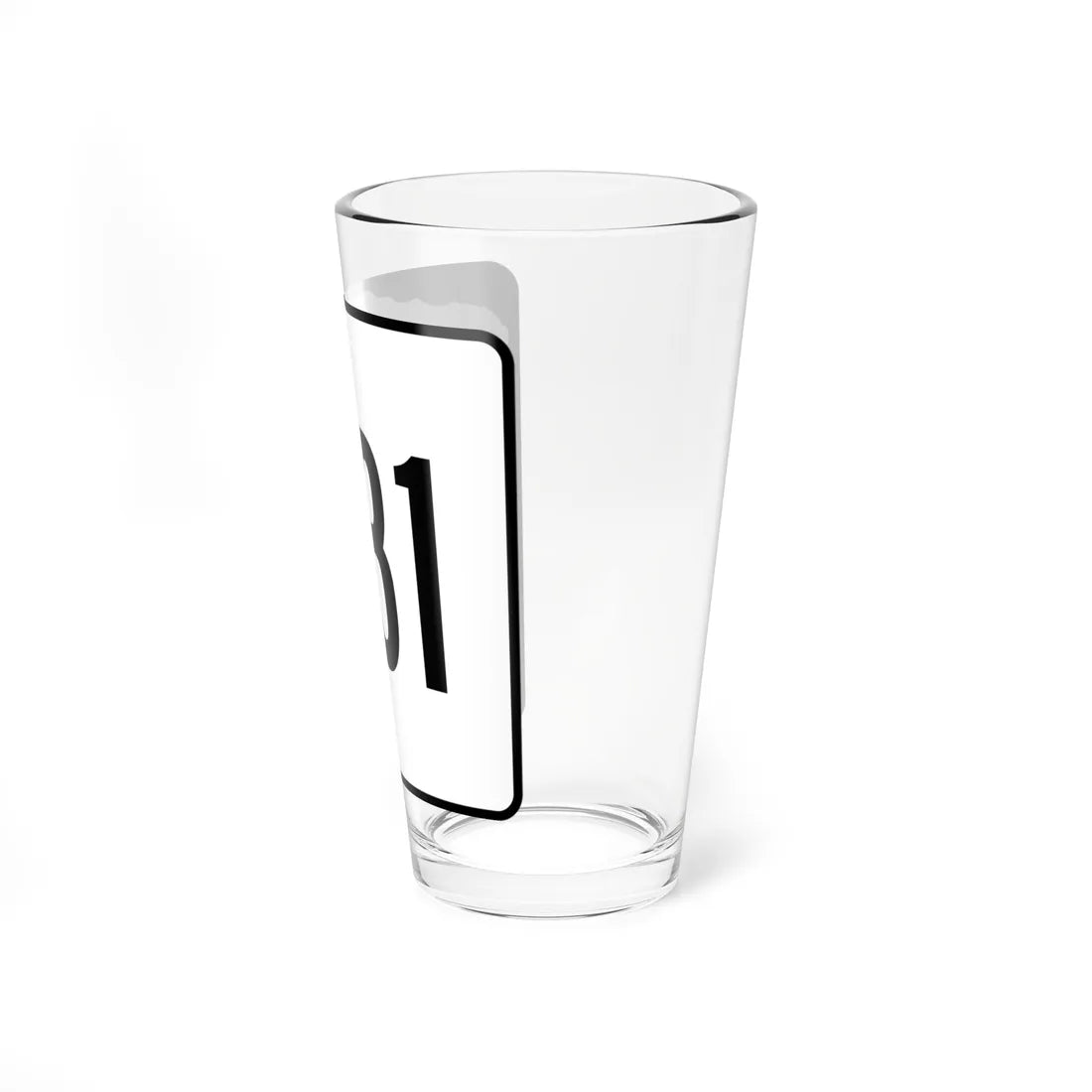 NH Route 131 (New Hampshire) (Road Sign) Pint Glss 16oz - Go Mug Yourself