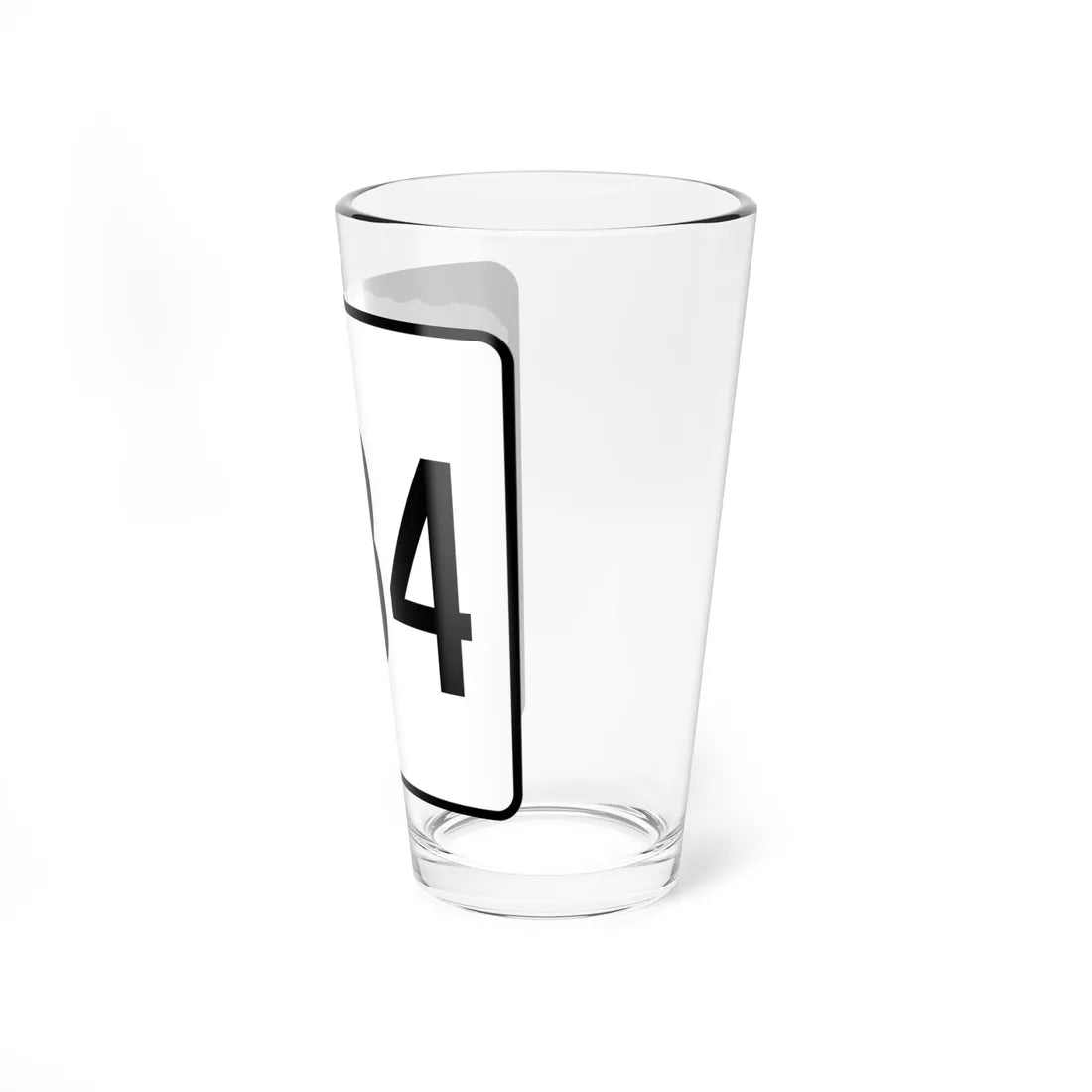 NH Route 134 (New Hampshire) (Road Sign) Pint Glss 16oz - Go Mug Yourself