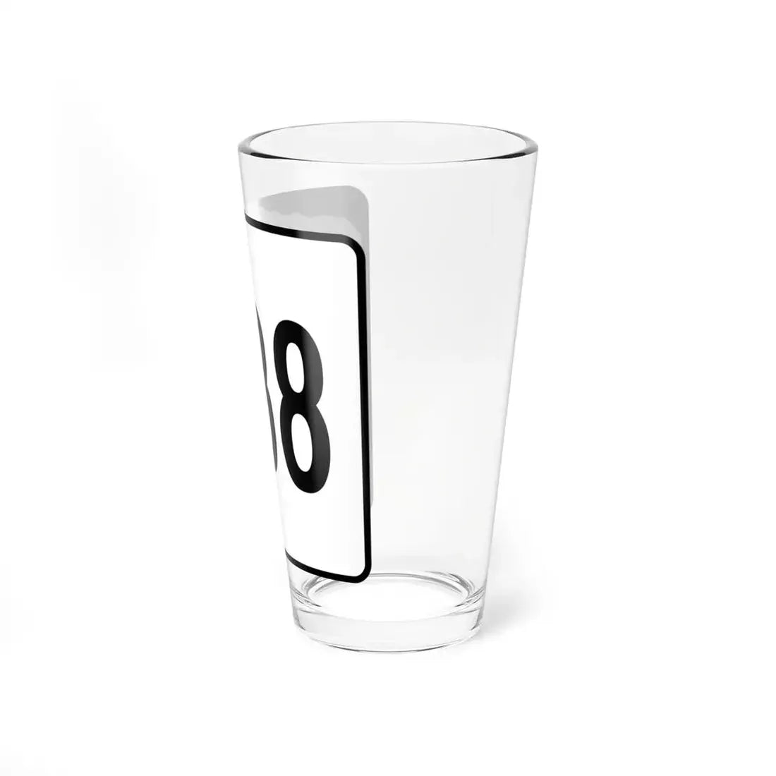 NH Route 138 (New Hampshire) (Road Sign) Pint Glss 16oz - Go Mug Yourself