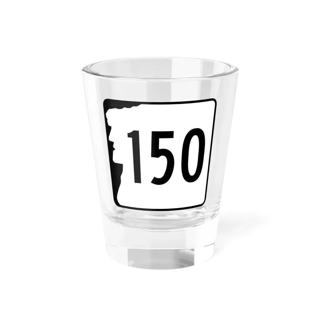 NH Route 150 (New Hampshire) (Road Sign) Shot Glass 1.5oz 1.5oz - Go Mug Yourself
