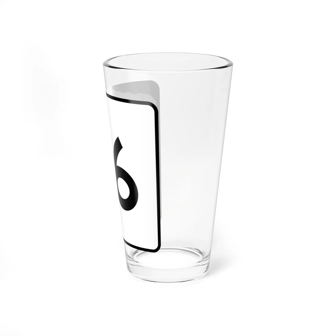 NH Route 16 (New Hampshire) (Road Sign) Pint Glass 16oz - Go Mug Yourself