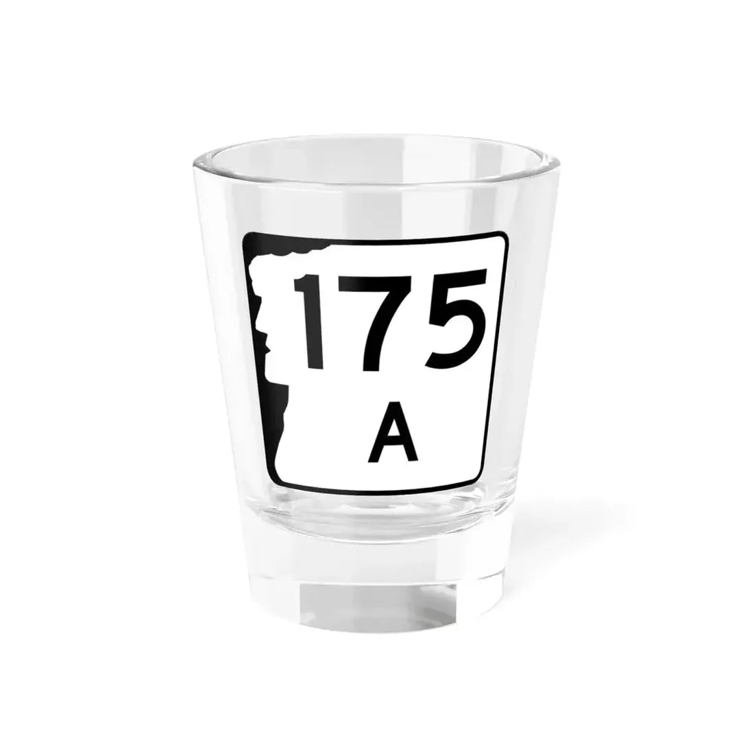 NH Route 175A (New Hampshire) (Road Sign) Shot Glass 1.5oz 1.5oz - Go Mug Yourself