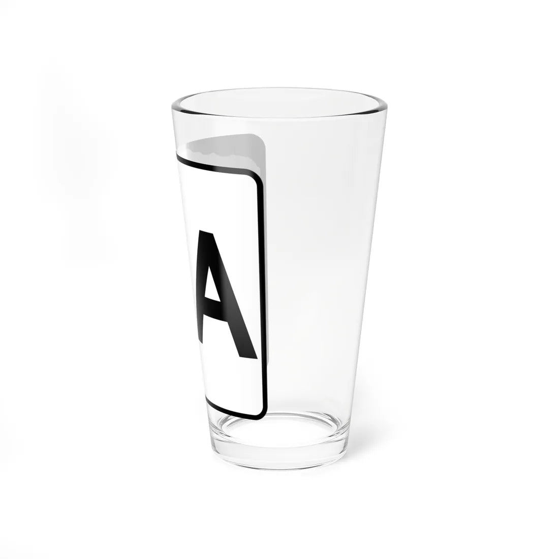 NH Route 9A (New Hampshire) (Road Sign) Pint Glass 16oz - Go Mug Yourself