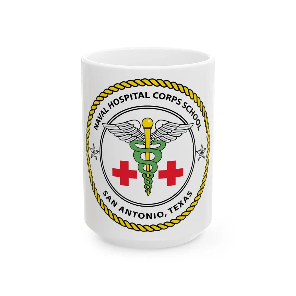NHCS Texas (U.S. Navy) White Coffee Mug-15oz-Go Mug Yourself