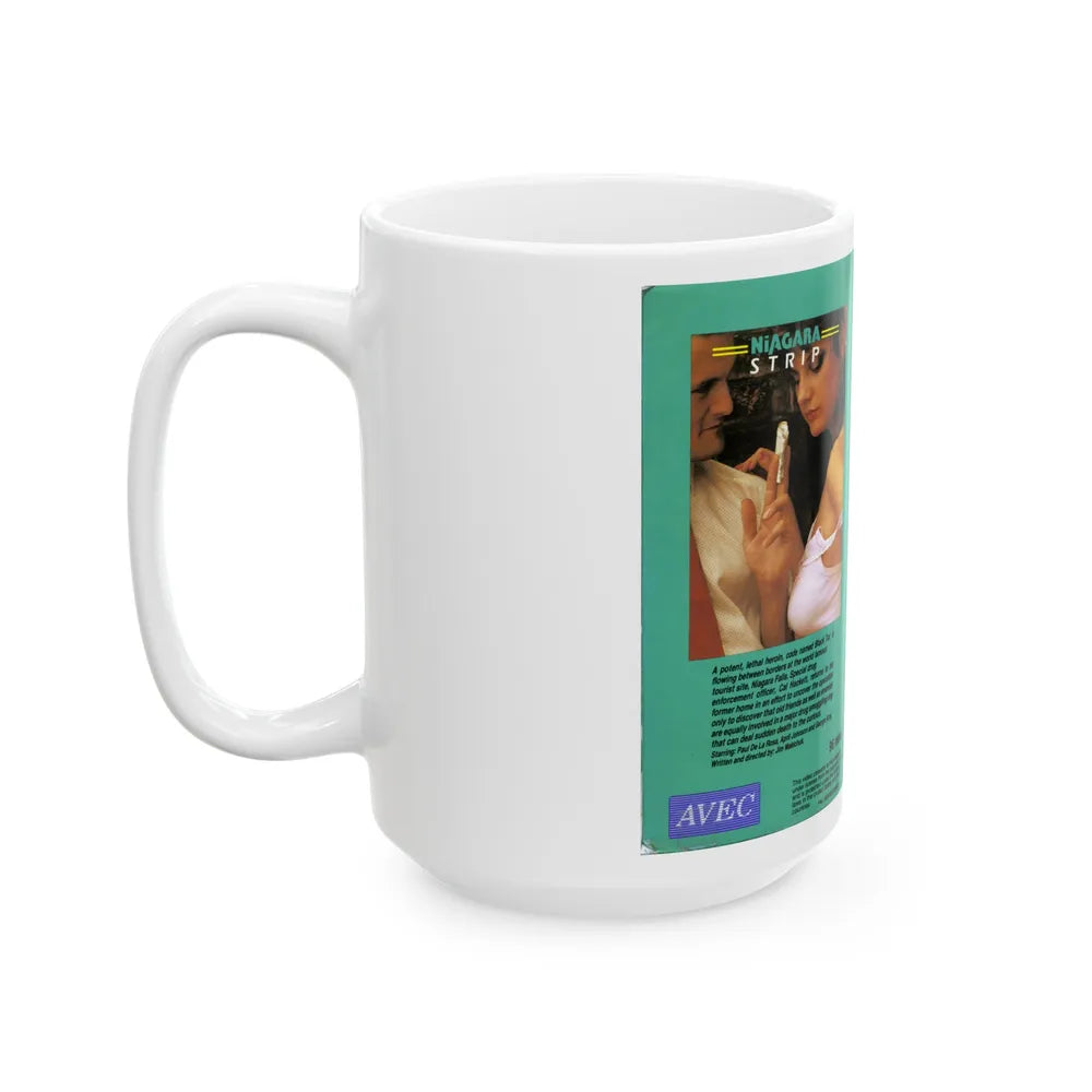 NIAGARA STRIP (VHS COVER) - White Coffee Mug-Go Mug Yourself