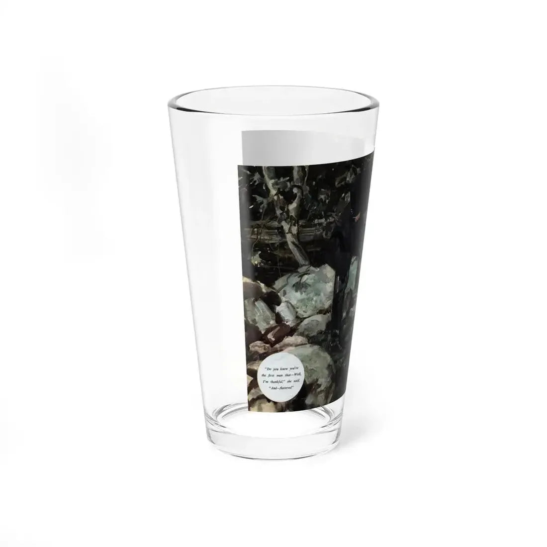 Nice Girl, The American Magazine, April 1948 (Magazine Illustration) Pint Glass 16oz - Go Mug Yourself