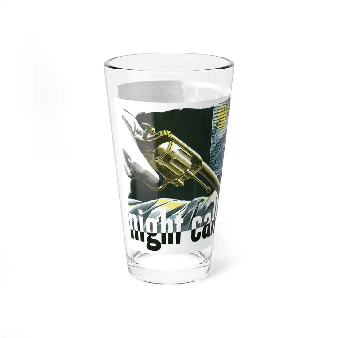 Night Call by M. Cameron Pollock, The Man magazine, 1952 (Magazine Illustration) Pint Glass 16oz - Go Mug Yourself