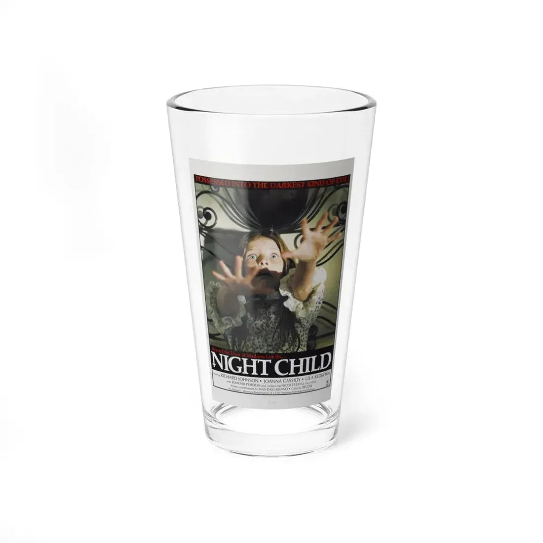 NIGHT CHILD (THE CURSED MEDAILLON) 1975 Movie Poster - Pint Glass 16oz 16oz - Go Mug Yourself