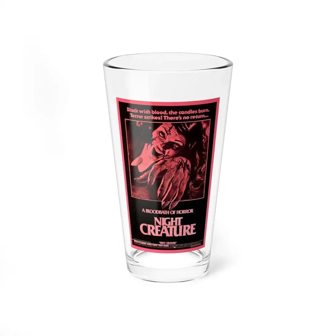 NIGHT CREATURE (OUT OF THE DARKNESS) 1978 Movie Poster - Pint Glass 16oz 16oz - Go Mug Yourself