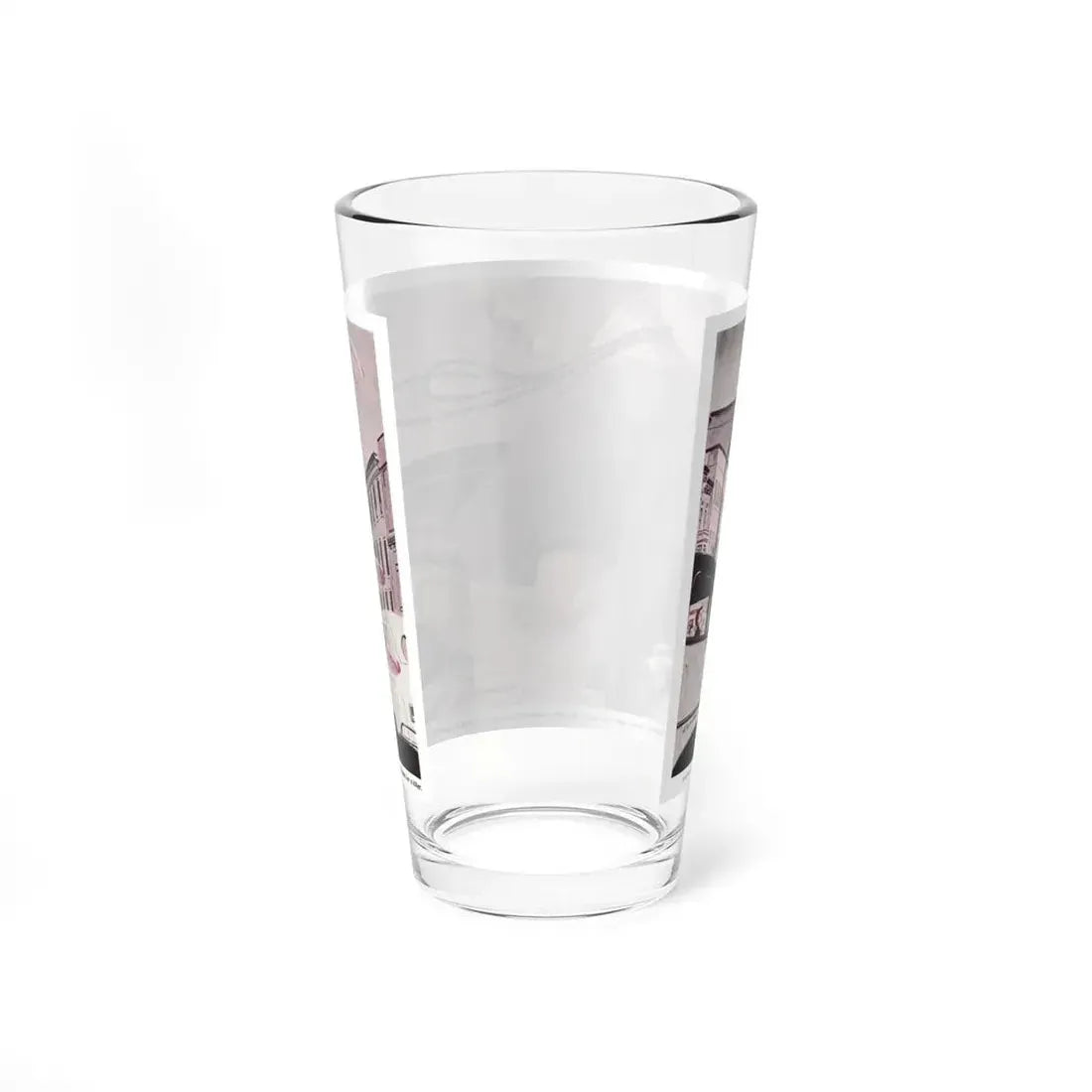 Night Fright (1), Cosmopolitan, November 1953 (Magazine Illustration) Pint Glass 16oz - Go Mug Yourself