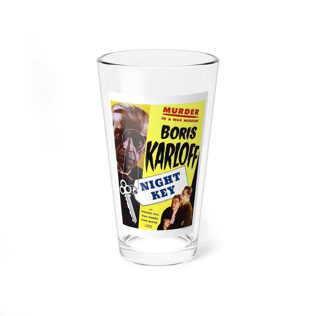 NIGHT KEY (2) 1937 Movie Poster - Pint Glass 16oz 16oz - Go Mug Yourself