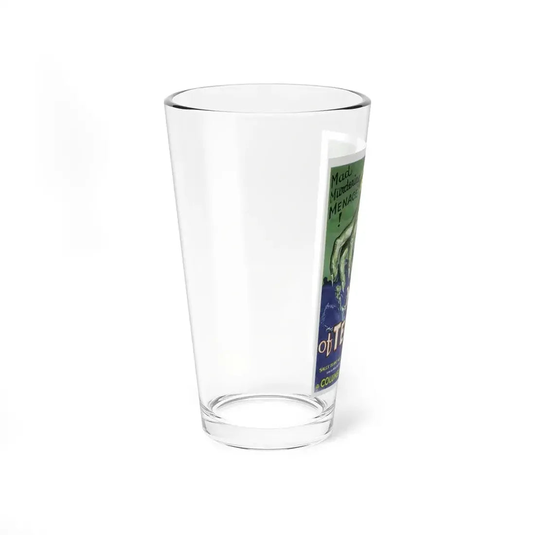 NIGHT OF TERROR 1933 Movie Poster - Pint Glass 16oz - Go Mug Yourself