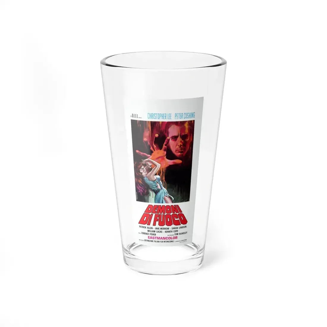 NIGHT OF THE BIG HEAT 1967 Movie Poster - Pint Glass 16oz 16oz - Go Mug Yourself
