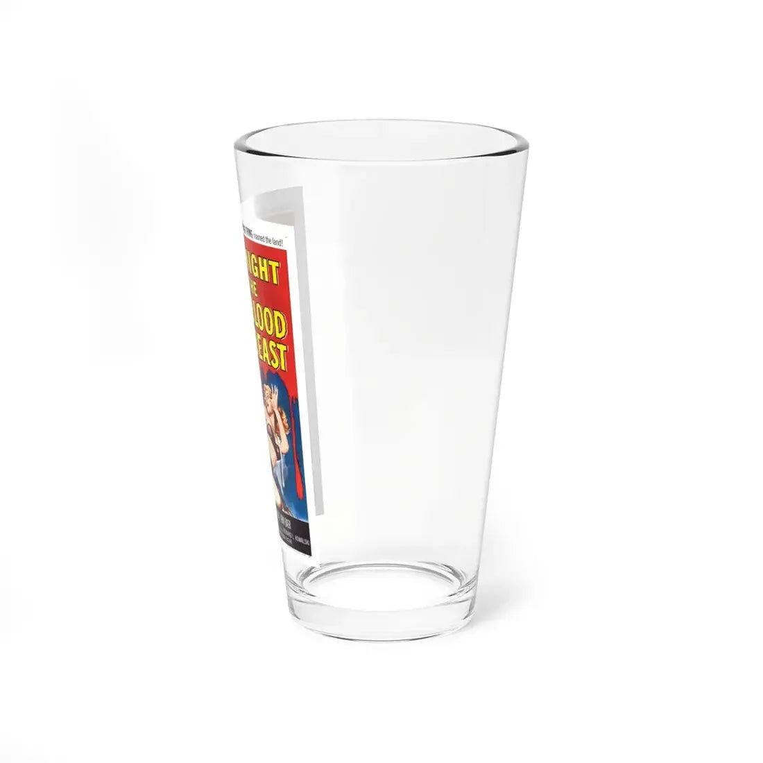 NIGHT OF THE BLOOD BEAST 1958 Movie Poster - Pint Glass 16oz - Go Mug Yourself