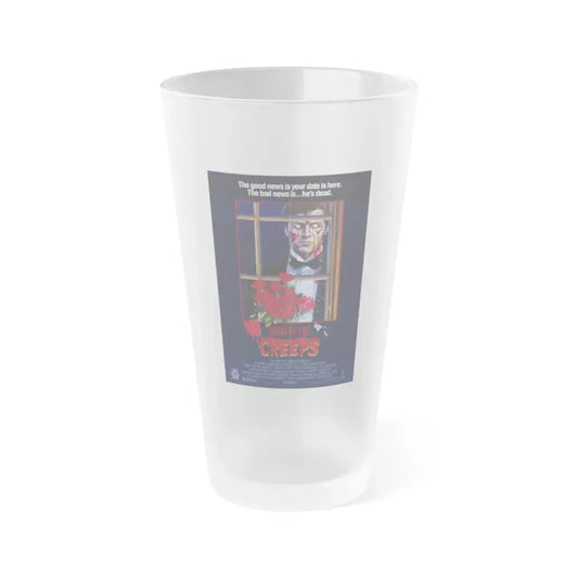 NIGHT OF THE CREEPS 1986 Movie Poster - Frosted Pint Glass 16oz 16oz Frosted - Go Mug Yourself