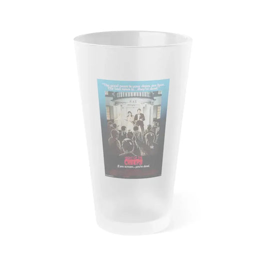 NIGHT OF THE CREEPS (2) 1986 Movie Poster - Frosted Pint Glass 16oz 16oz Frosted - Go Mug Yourself