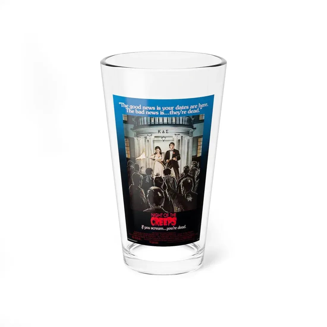 NIGHT OF THE CREEPS (2) 1986 Movie Poster - Pint Glass 16oz - Go Mug Yourself