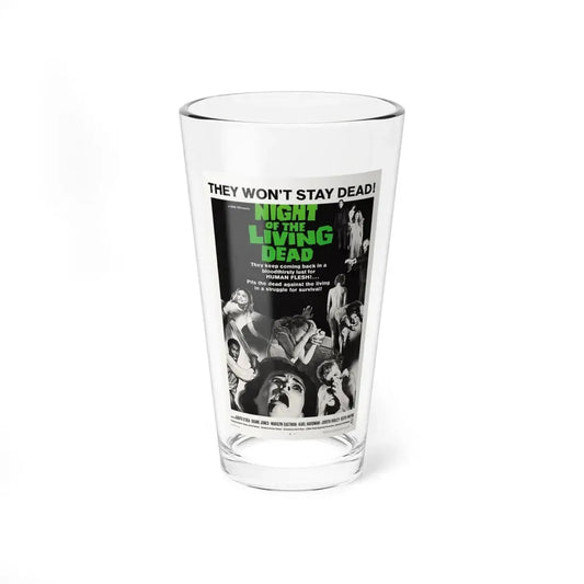 NIGHT OF THE LIVING DEAD (2) 1968 Movie Poster - Pint Glass 16oz 16oz - Go Mug Yourself