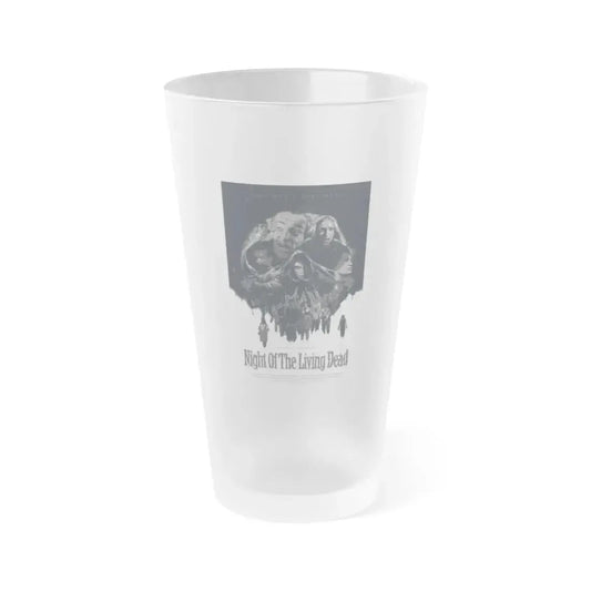 NIGHT OF THE LIVING DEAD (6) 1968 Movie Poster - Frosted Pint Glass 16oz 16oz Frosted - Go Mug Yourself
