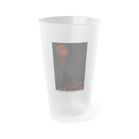 NIGHT OF THE LIVING DEAD (7) 1968 Movie Poster - Frosted Pint Glass 16oz 16oz Frosted - Go Mug Yourself