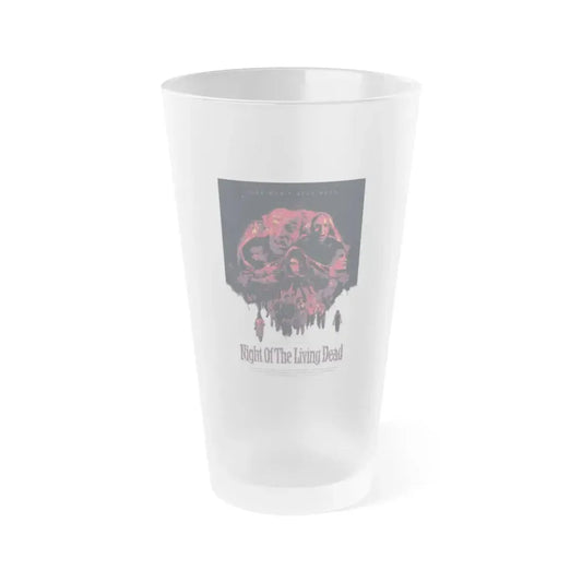 NIGHT OF THE LIVING DEAD (8) 1968 Movie Poster - Frosted Pint Glass 16oz 16oz Frosted - Go Mug Yourself