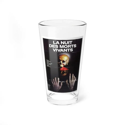 NIGHT OF THE LIVING DEAD (FRENCH) 2 1968 Movie Poster - Pint Glass 16oz 16oz - Go Mug Yourself