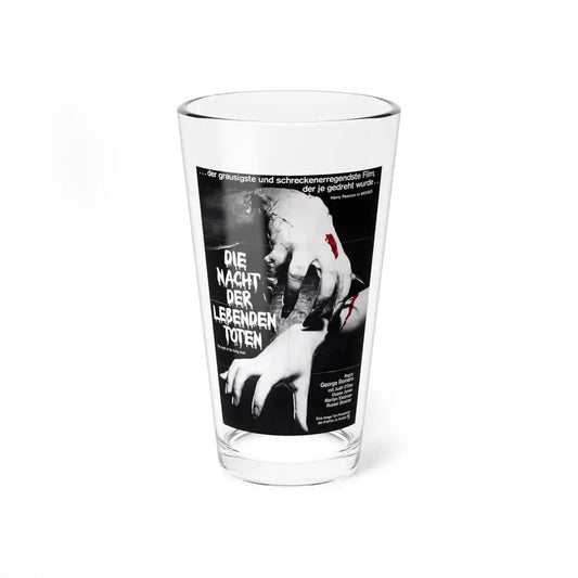 NIGHT OF THE LIVING DEAD (GERMAN) 2 1968 Movie Poster - Pint Glass 16oz 16oz - Go Mug Yourself