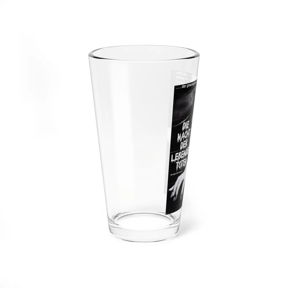 NIGHT OF THE LIVING DEAD (GERMAN) 2 1968 Movie Poster - Pint Glass 16oz-Go Mug Yourself