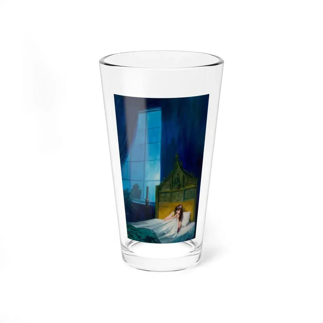 Night of the Visitor, paperback cover - Pint Glass 16oz 16oz - Go Mug Yourself