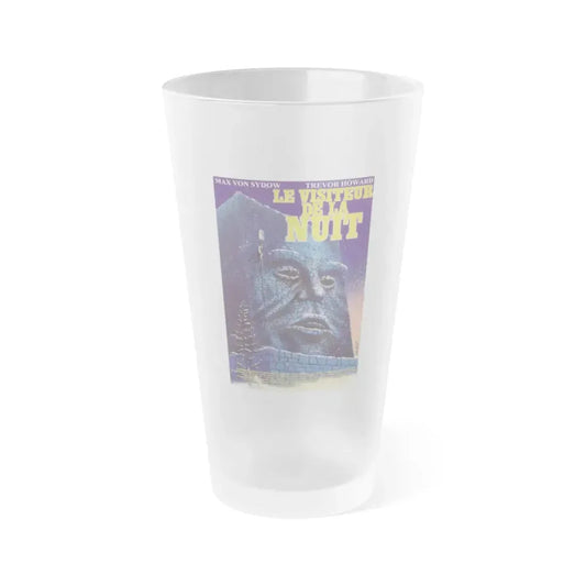 NIGHT VISITOR (BENEDEK) 2 1971 Movie Poster - Frosted Pint Glass 16oz 16oz Frosted - Go Mug Yourself