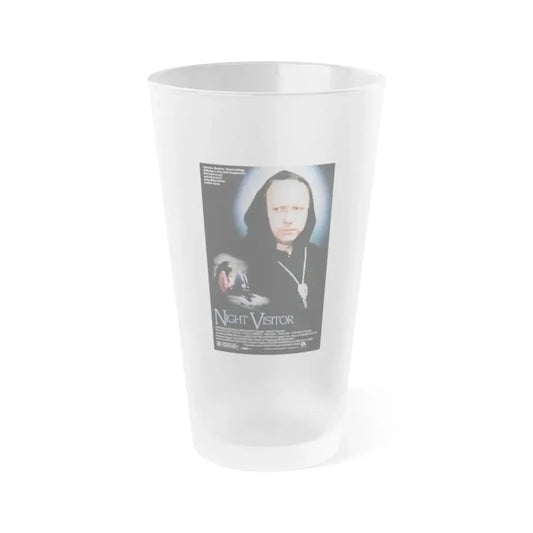 NIGHT VISITOR (NEVER CRY DEVIL) 1989 Movie Poster - Frosted Pint Glass 16oz 16oz Frosted - Go Mug Yourself